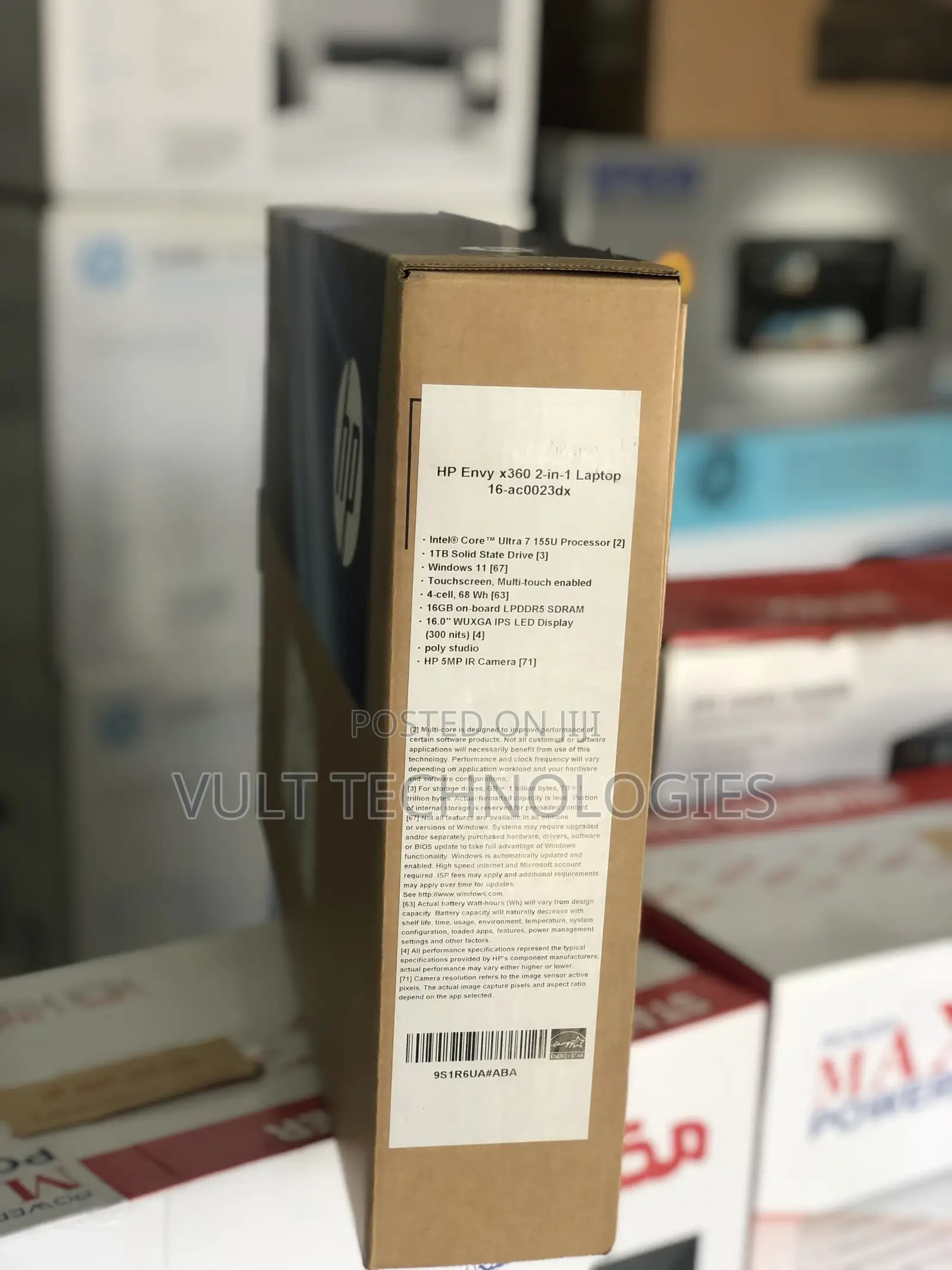 New Laptop HP Envy X360 16GB Intel Core Ultra 7 SSD 1T