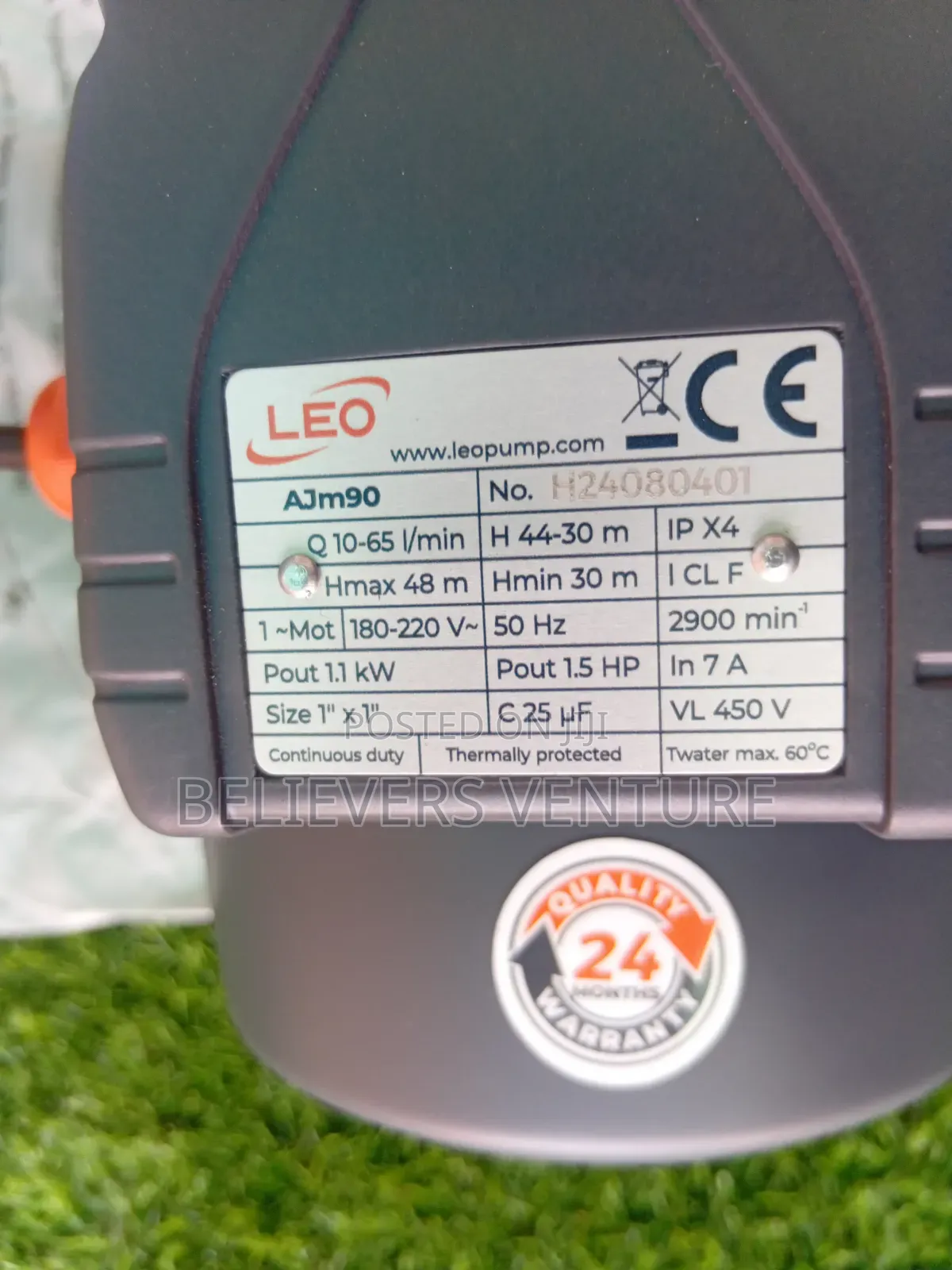 Leo Water Pump Machine