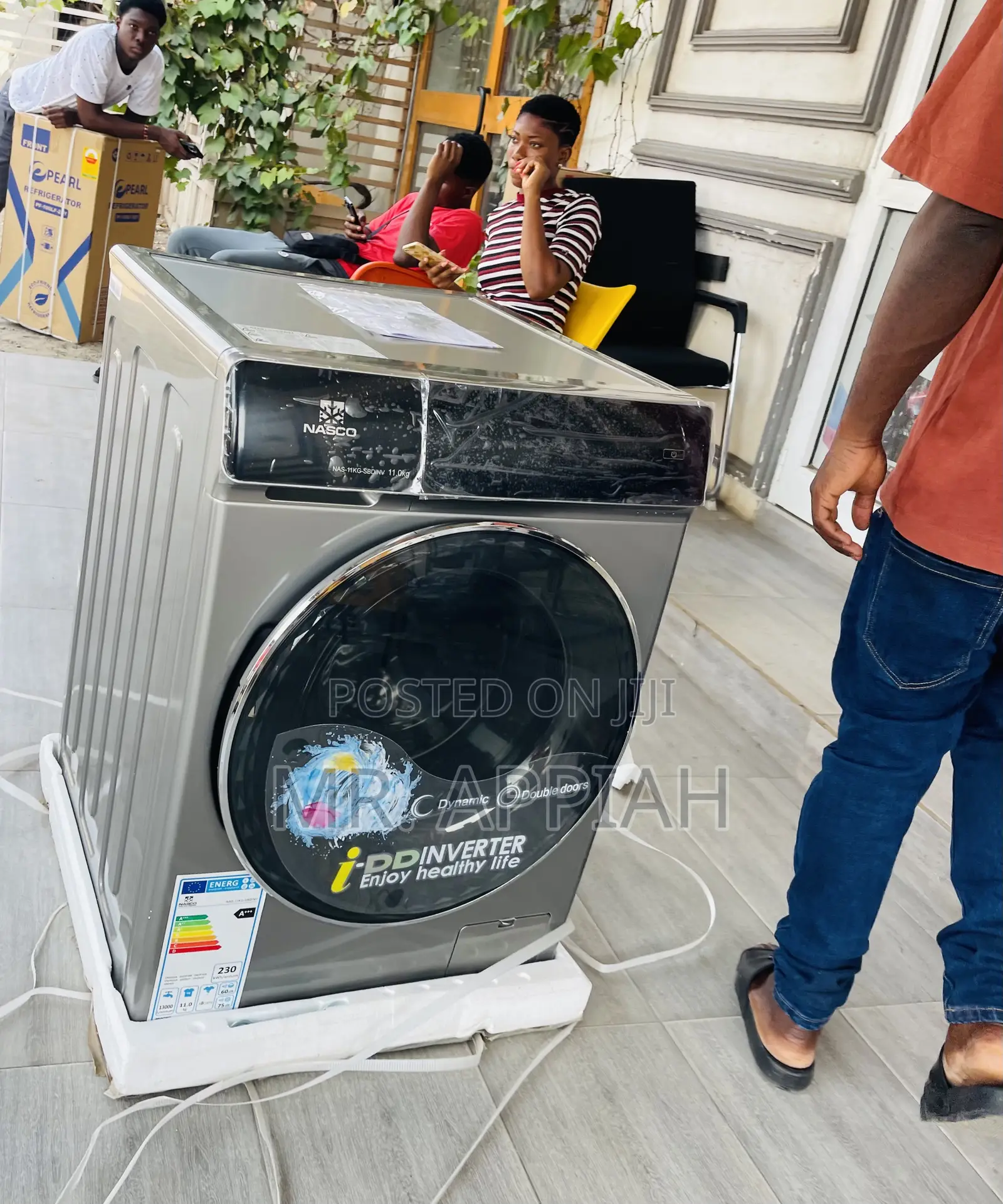 Quiet and Efficient Nasco 11kg Front Load Wash and Dry