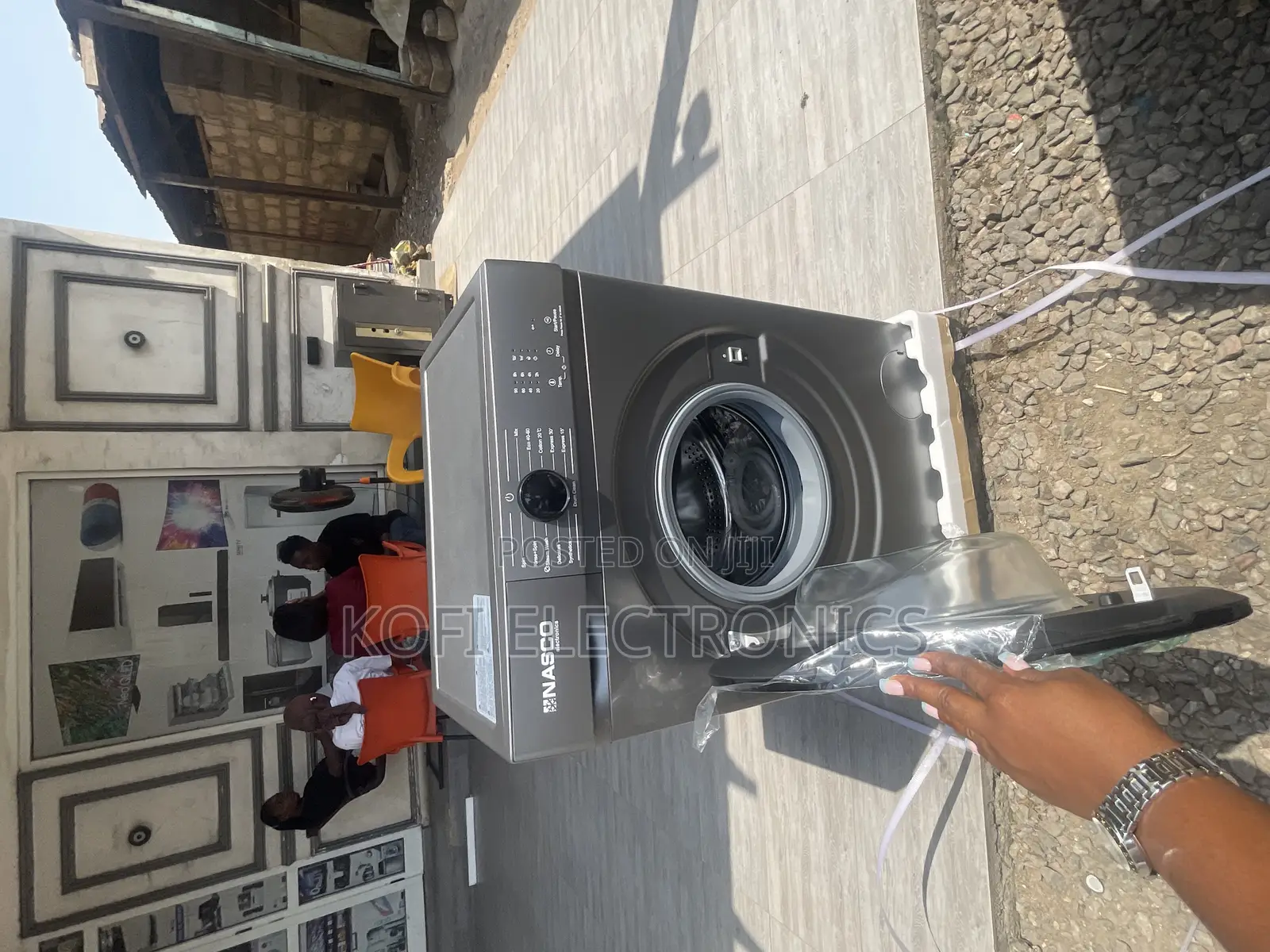 Less Vibration Nasco 8kg Full Auto Washing Machine