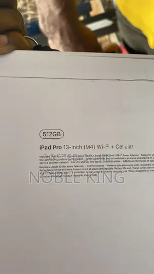 New Apple iPad Pro 13 (2024) 512 GB Black