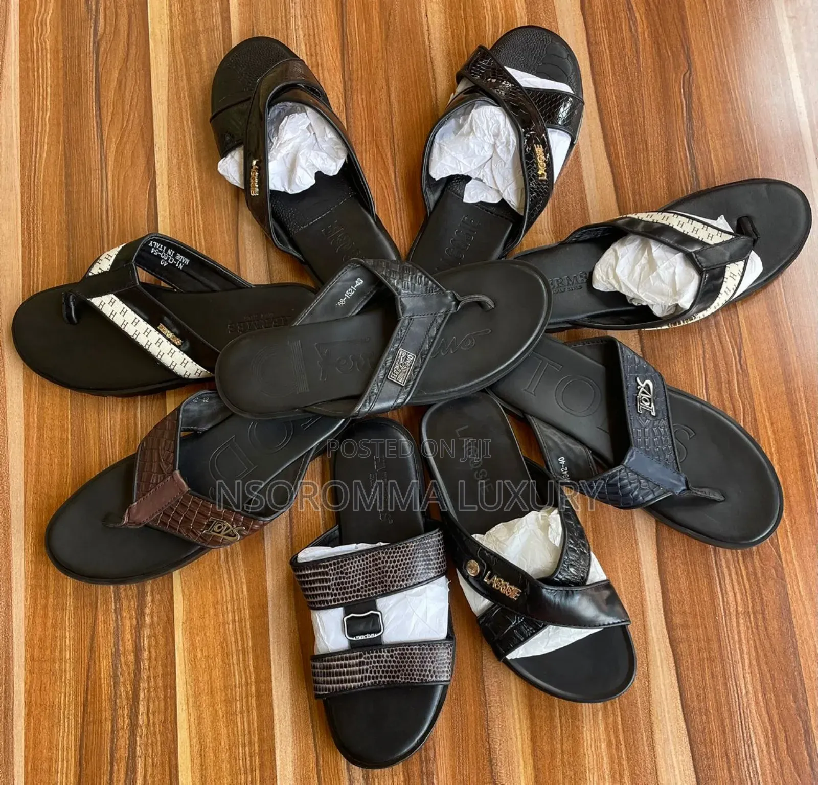 Leather Slippers for Men