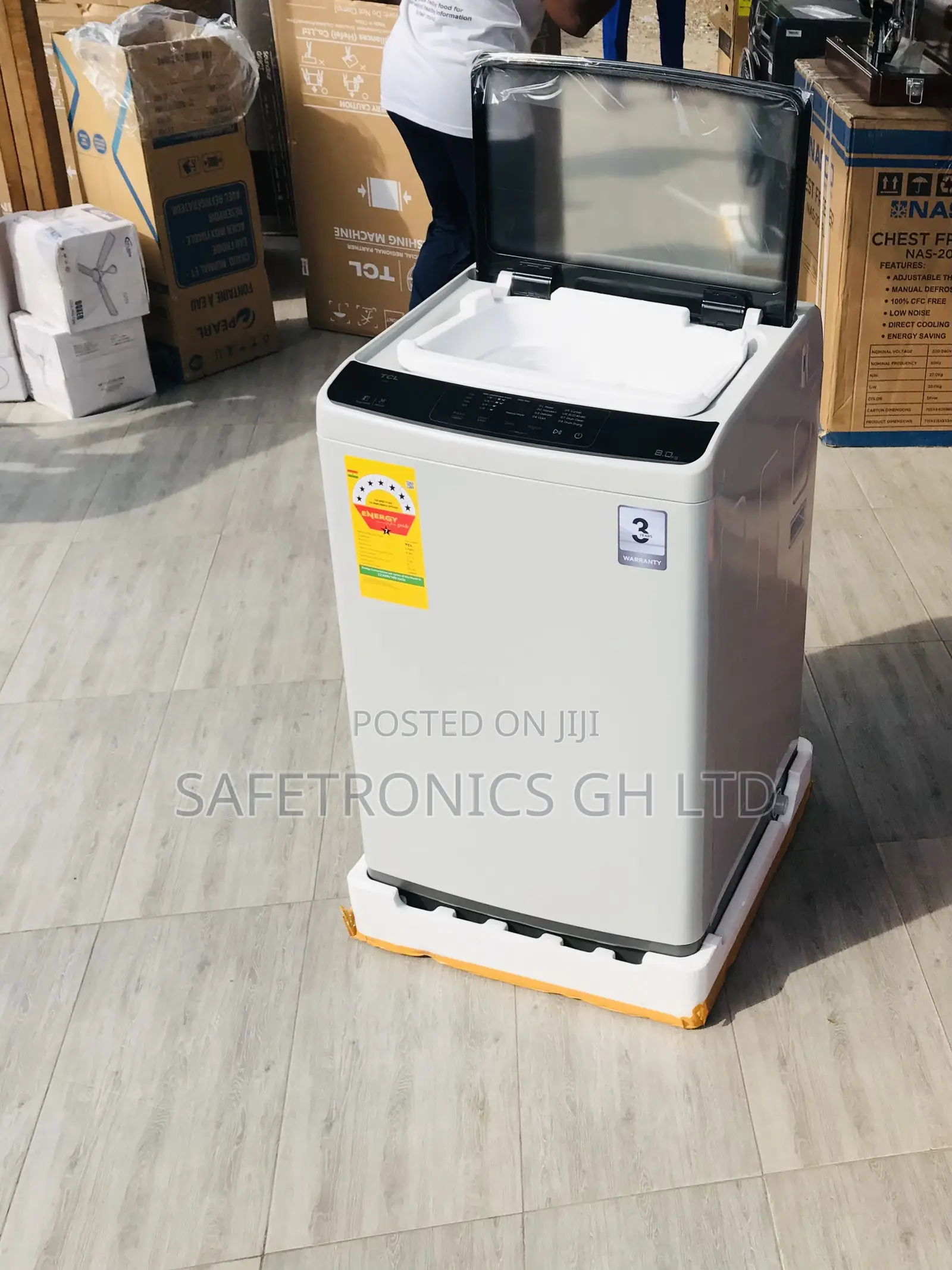 Grey 8kg Topload Semiauto TCL Quickclean Washer