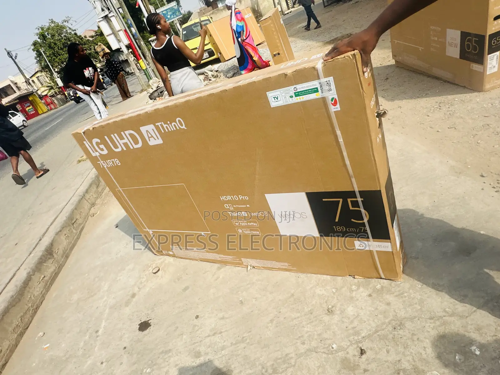 UHD Smart LG 75UR73 Glossy Slim Screen