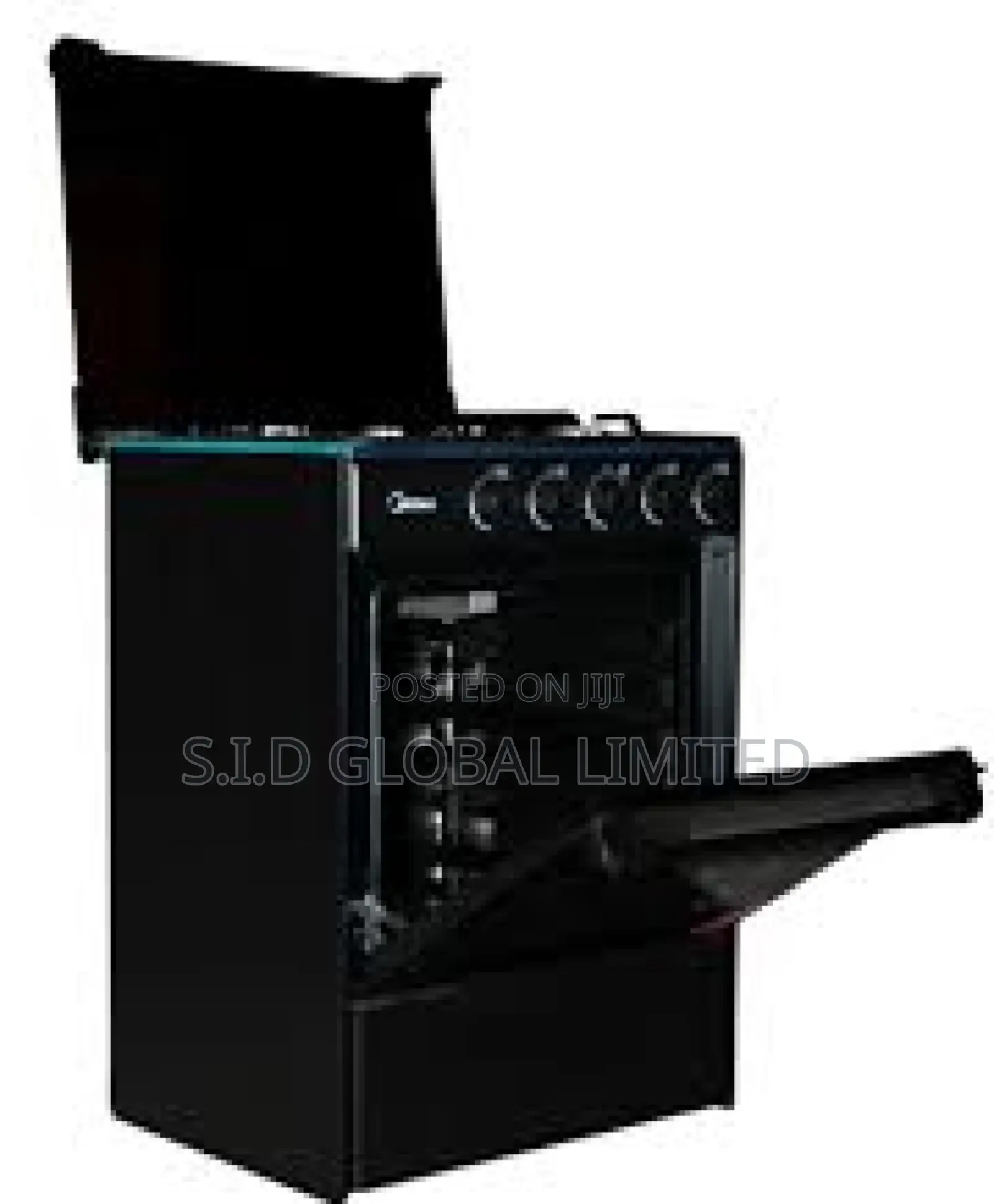 Authentic Midea-4 Burner-Gas-Cooker-M-Sniper60-Black