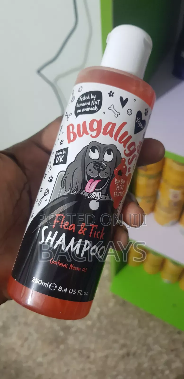 Bugalugs Flea and Tick Shampoo for Dogs - Anti-Parasite Dog Wash