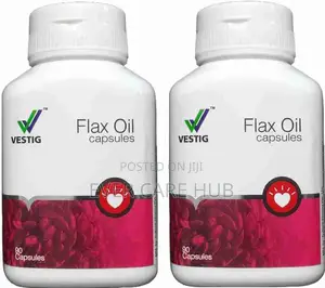 Photo - Flax Oil Capsules for Cholesterol,Hypertension and Others