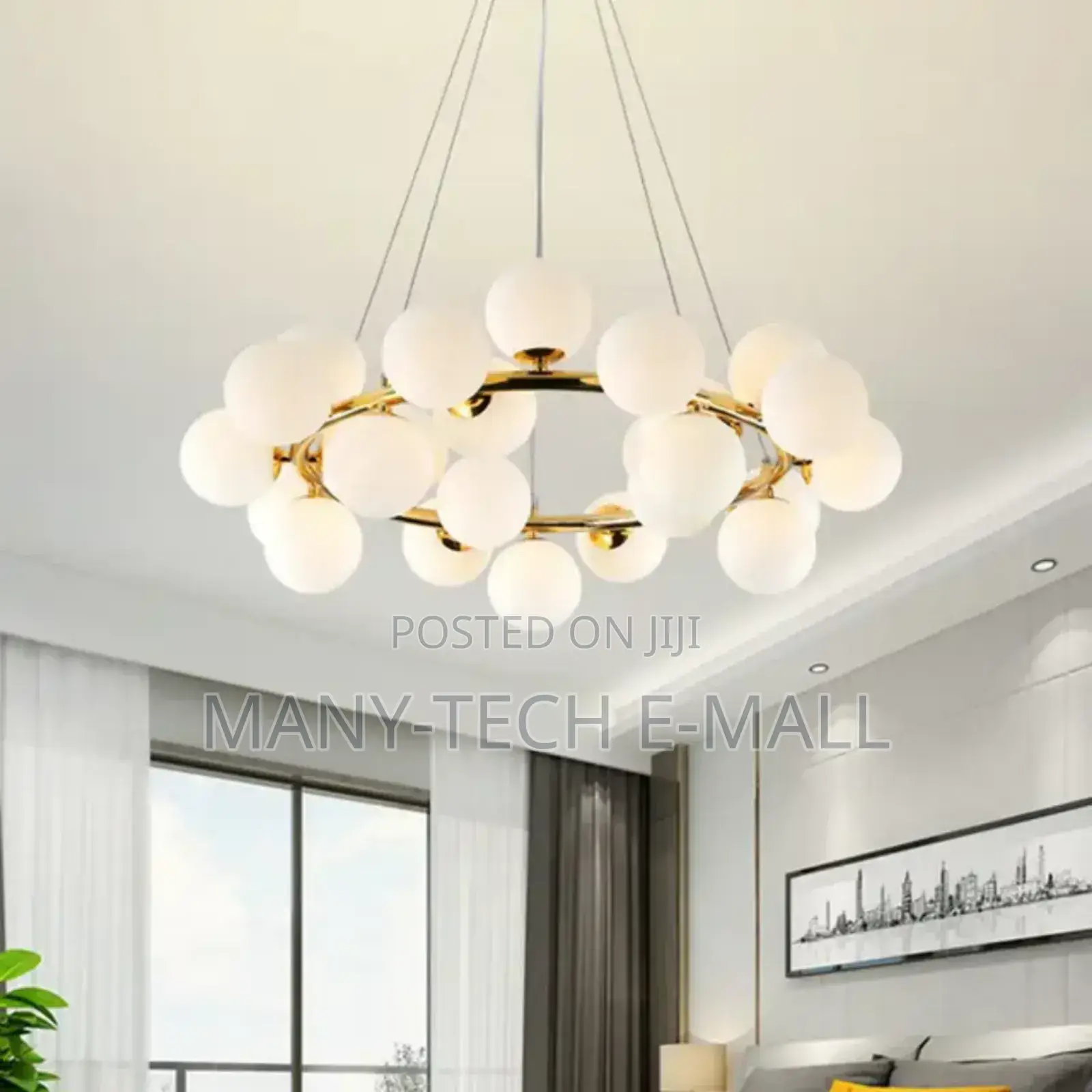 Ball Head Decorative Ceiling Chandelier Light.