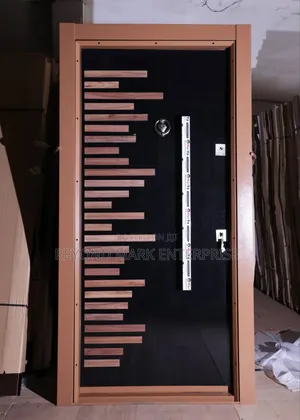 Luxury Single Security Door, Turkey Security Door, PVC