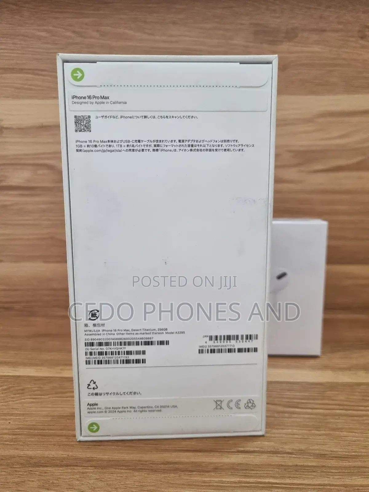 New Apple iPhone 16 Pro Max 256 GB Rose Gold