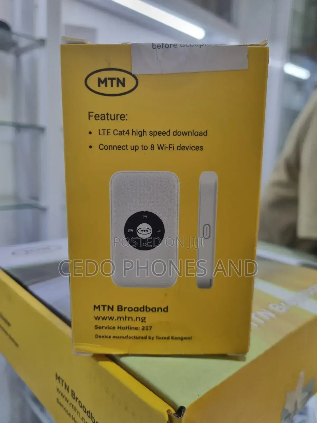 Uuniversal Pocket Mifi / MTN LTE CAT 4 BROADBAND