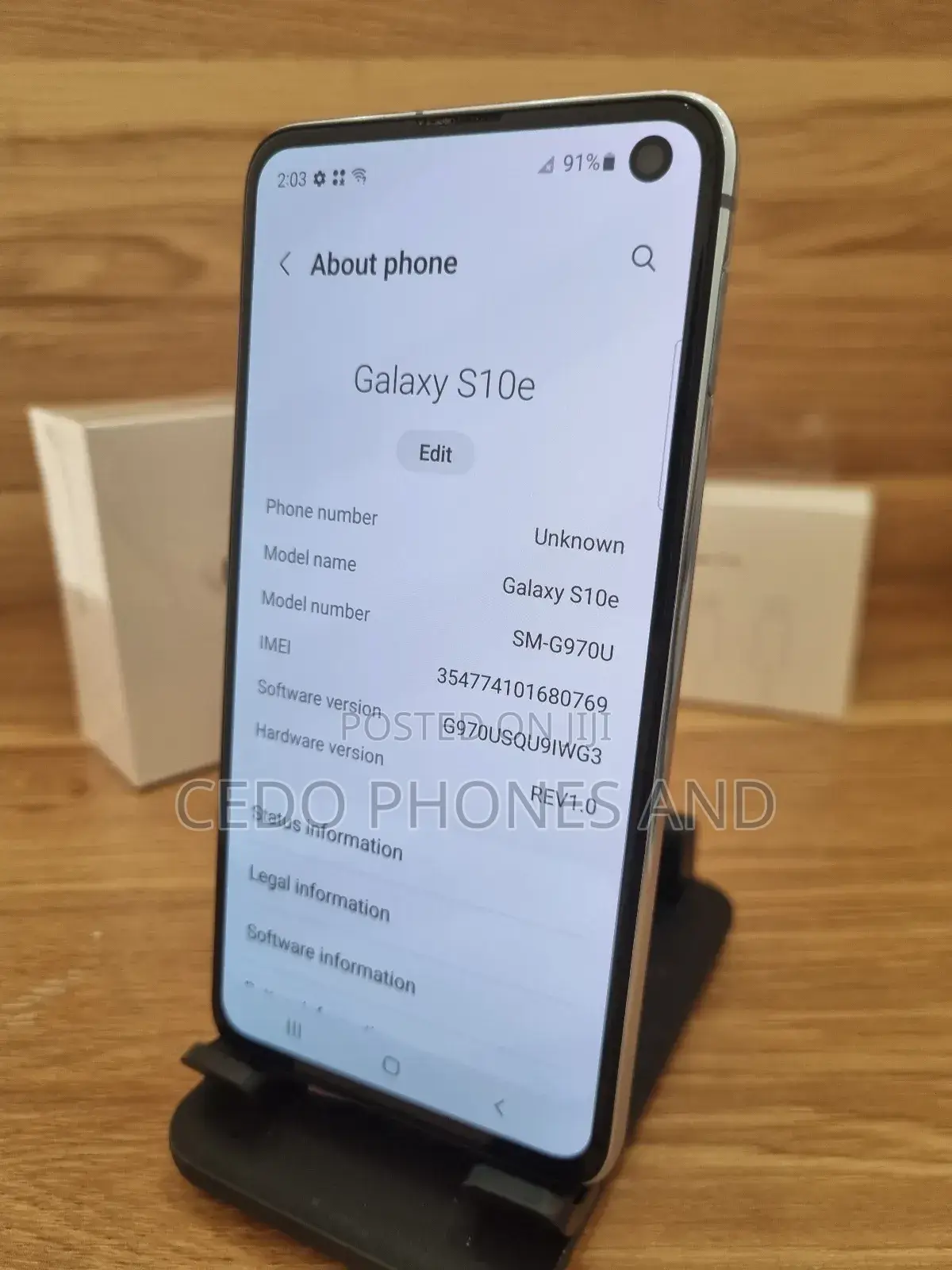 Samsung Galaxy S10e 128 GB Blue