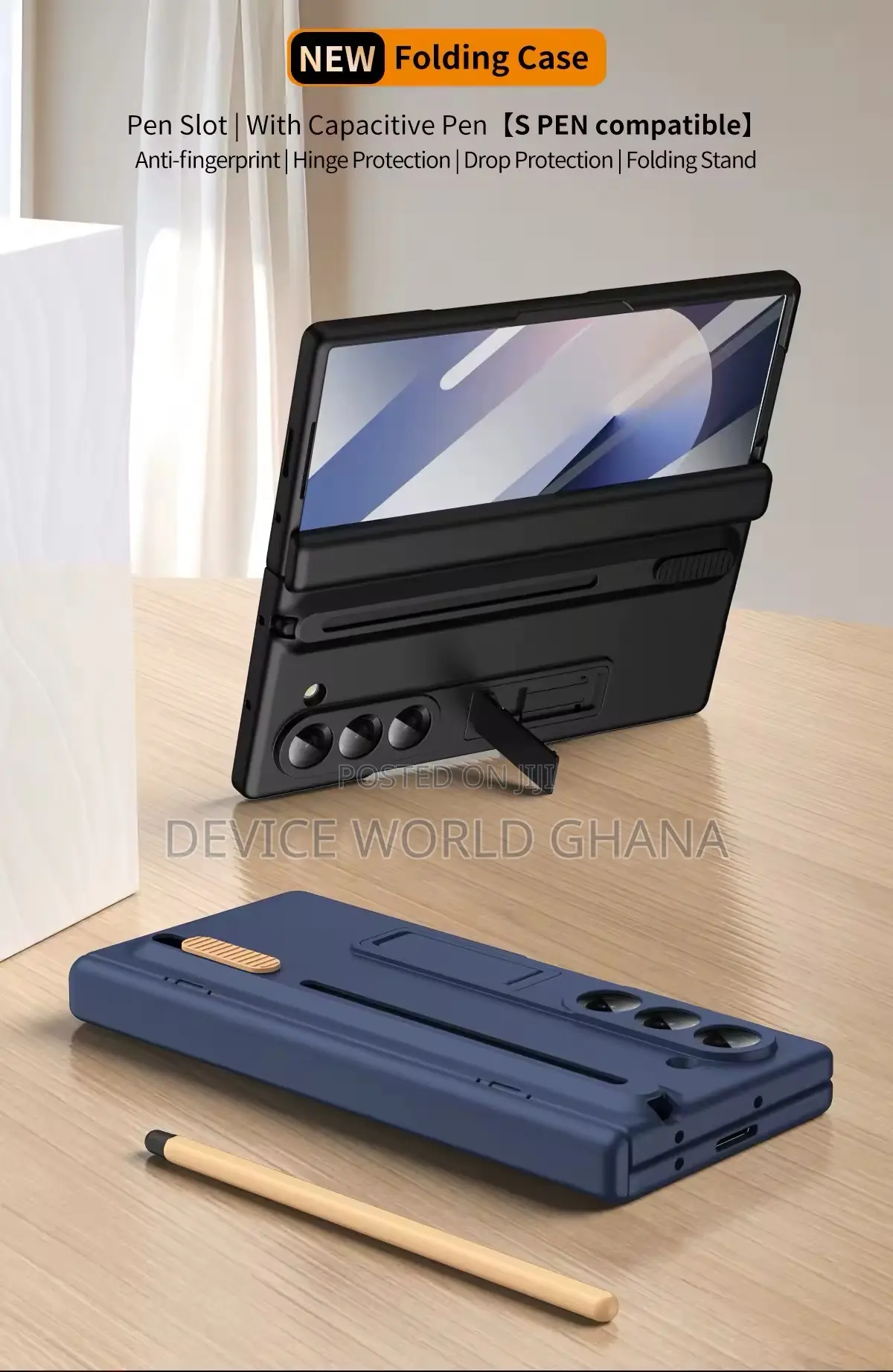 Zuo Hinge Full Protection Case for Samsung Z Fold 7 6 5 4 3