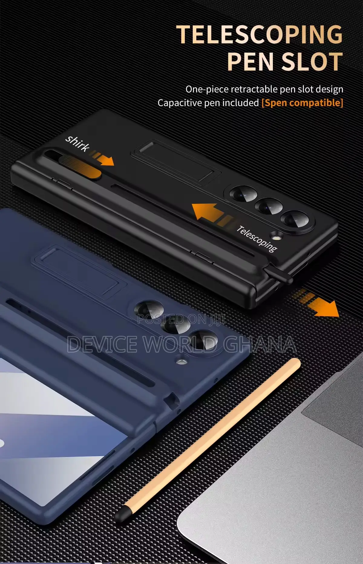 Zuo Hinge Full Protection Case for Samsung Z Fold 7 6 5 4 3