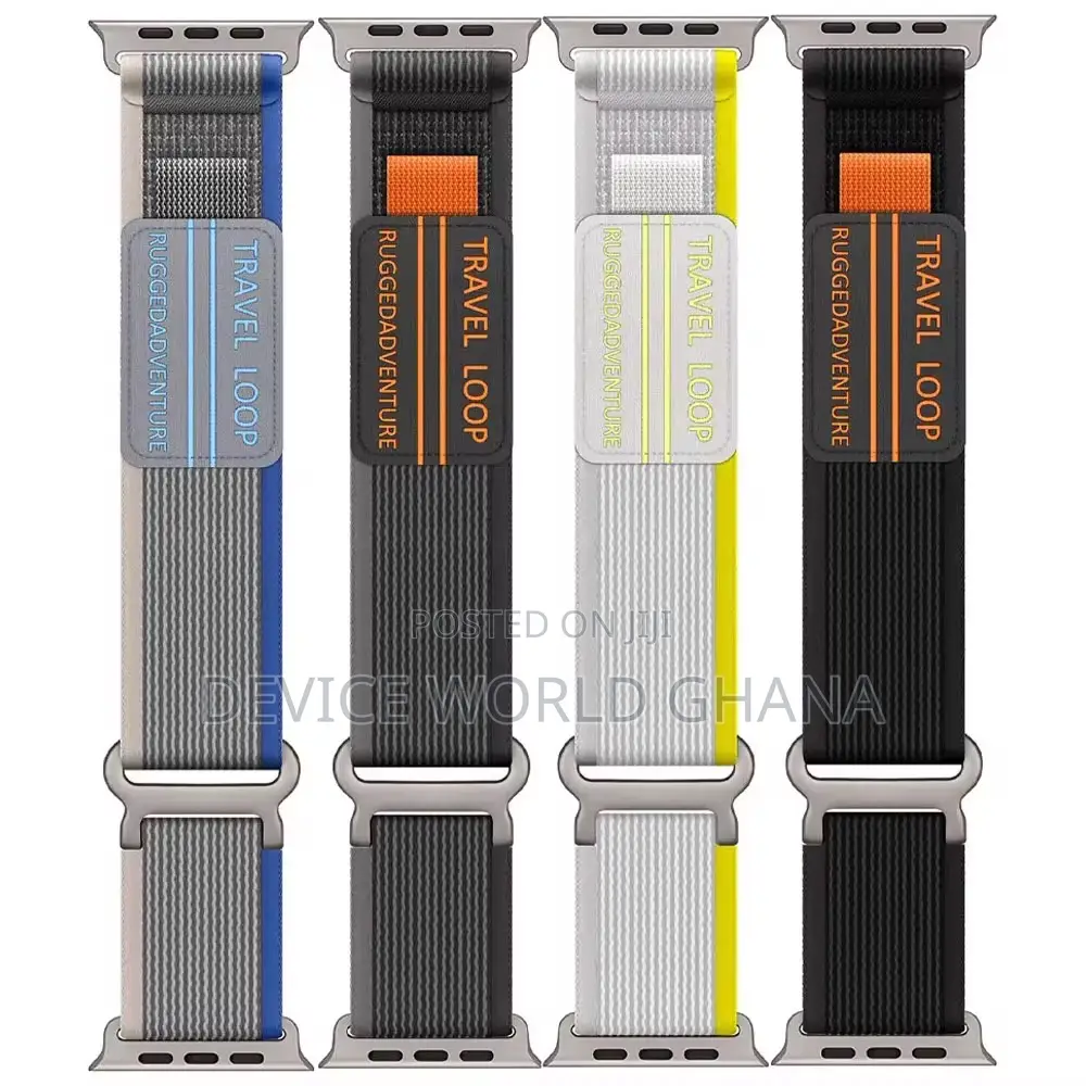 Travel Nylon Loop Strap/ Band for Apple Watch Series 1-10