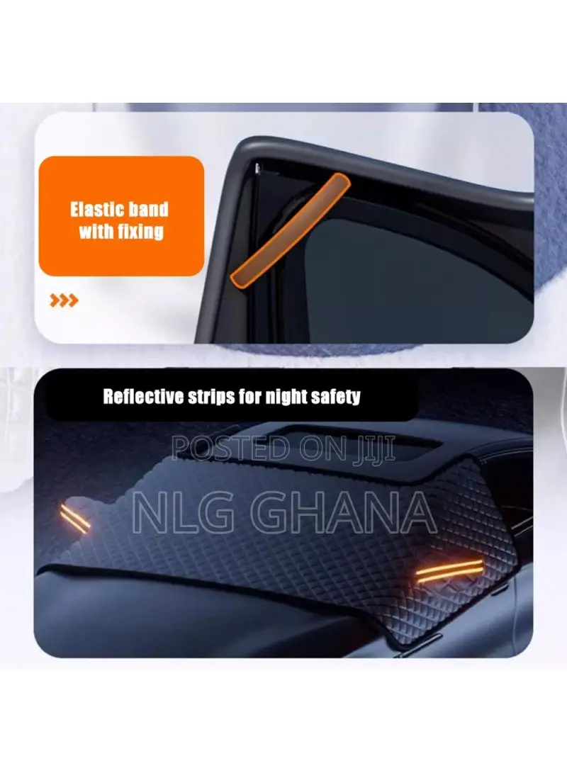 Pe Aluminum-Coating Film Magnetic Ice Snow Car Windshield Co