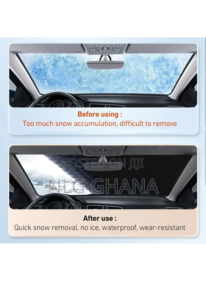 Pe Aluminum-Coating Film Magnetic Ice Snow Car Windshield Co