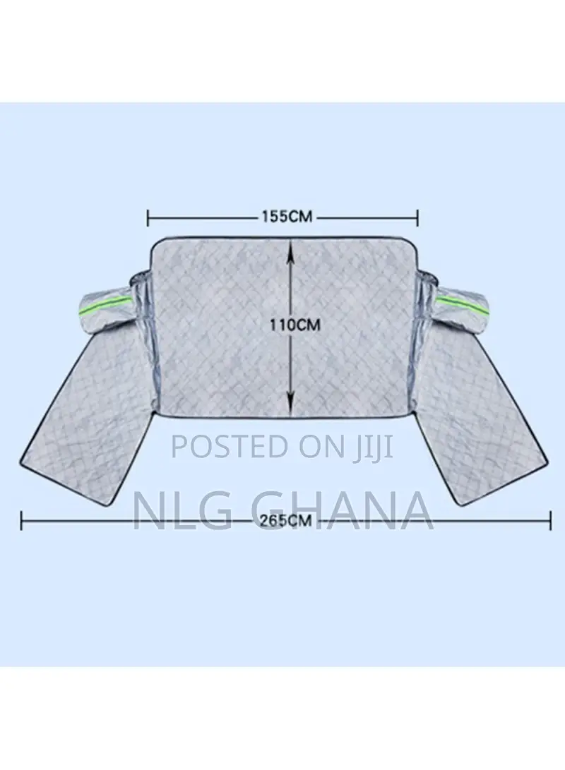 Pe Aluminum-Coating Film Magnetic Ice Snow Car Windshield Co