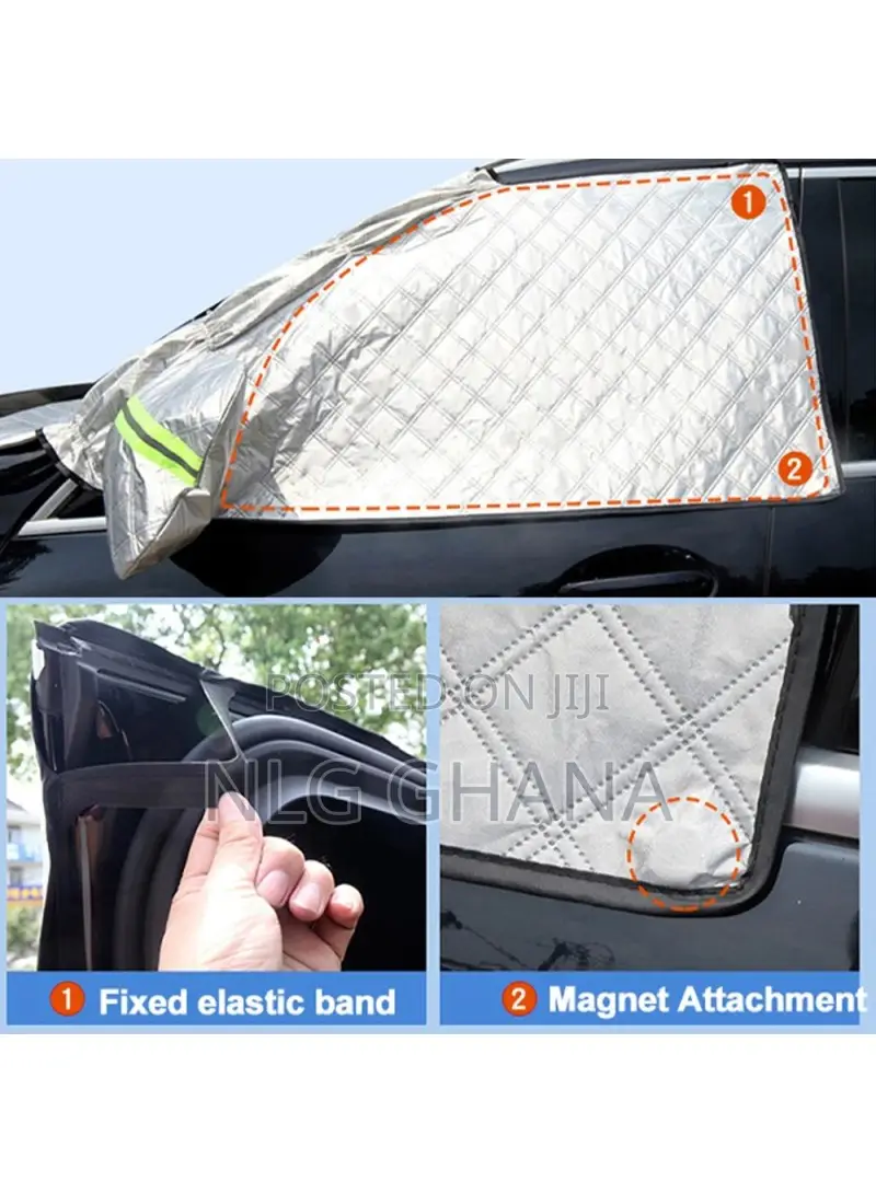 Pe Aluminum-Coating Film Magnetic Ice Snow Car Windshield Co