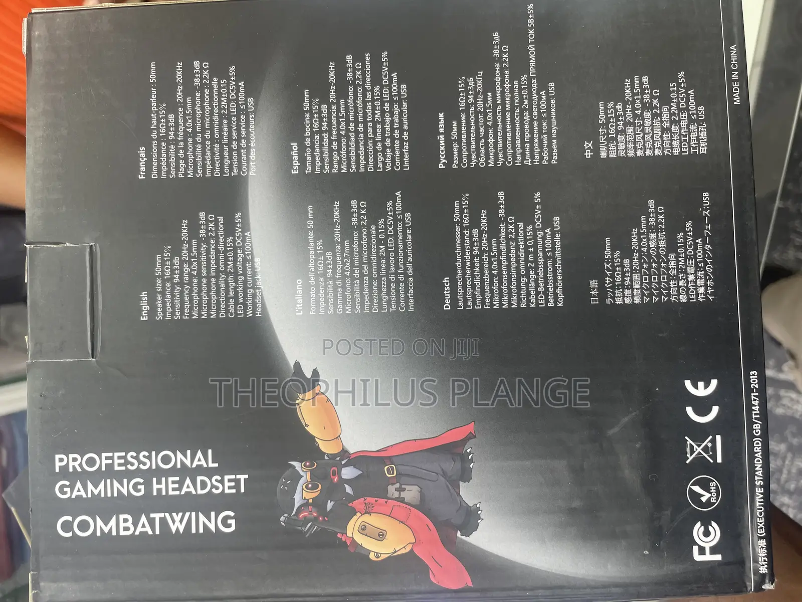 Professional Gaming Headset / M180 Pro Combatwing