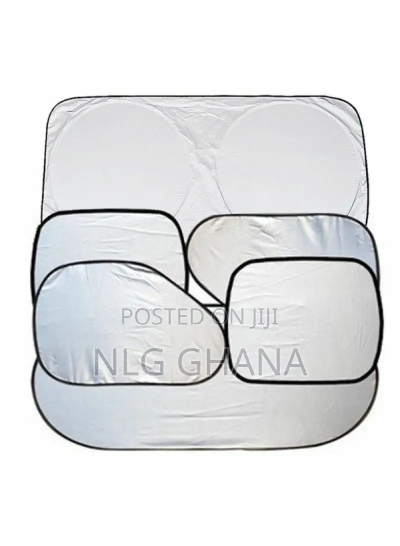 6pcs Car Windshield Sun Shade Cover Set for Front Rear Tvx12876