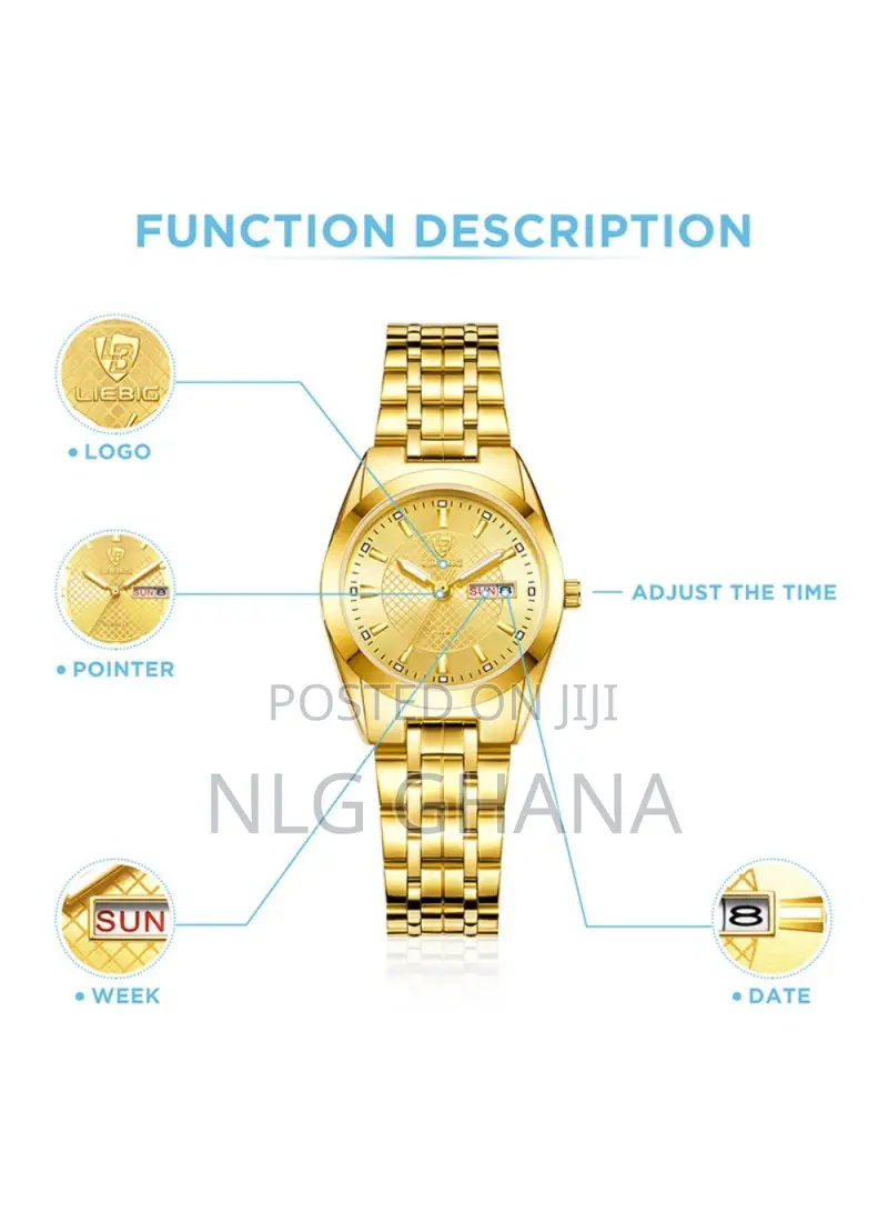 Quartz Watch With Stainless Steel Strap