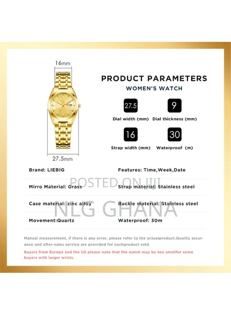 Quartz Watch With Stainless Steel Strap