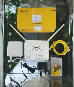 MTN Universal Broadband 4G Router + Backup Battery - White