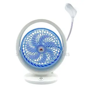 JR-2018 Powerful Rechargeable Table Fan With Ledlight