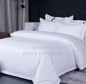 (2 Bed Sheets 4 Pillowcases) Hotel Set Bedding