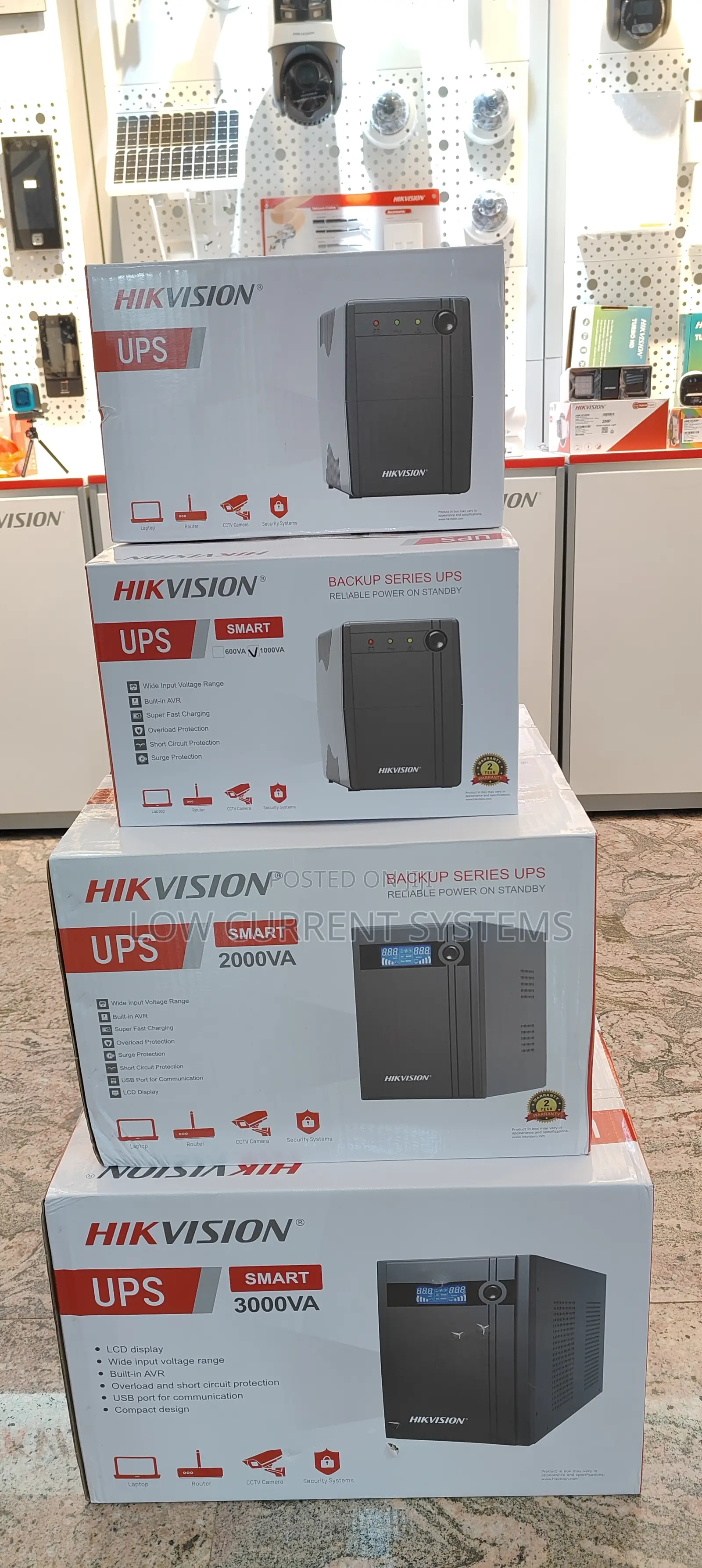 Hikvision 1000va Back Up Ups With Avr Uninterrupted Power 600w