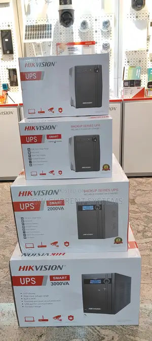 Photo - Hikvision 1000va Back Up Ups With Avr Uninterrupted Power