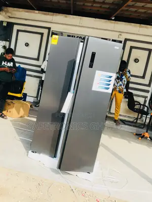Nasco Chillwave Side by Side Doubledoor Gray Fridge