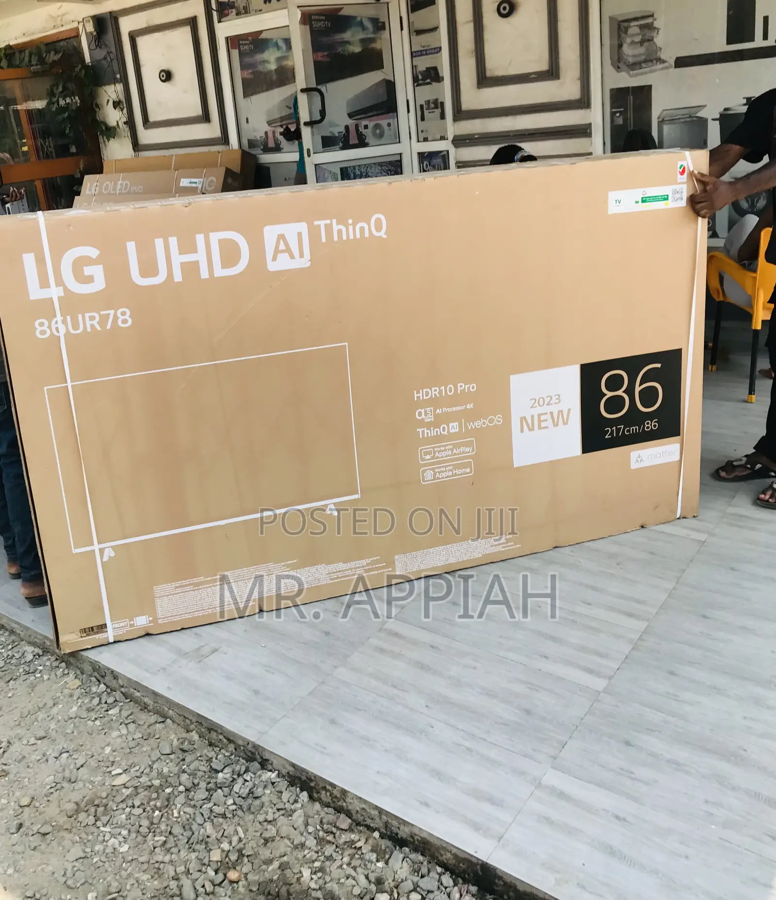 Classic LG 86ur7800 86 Inch Uhd Smart Screen Tv.