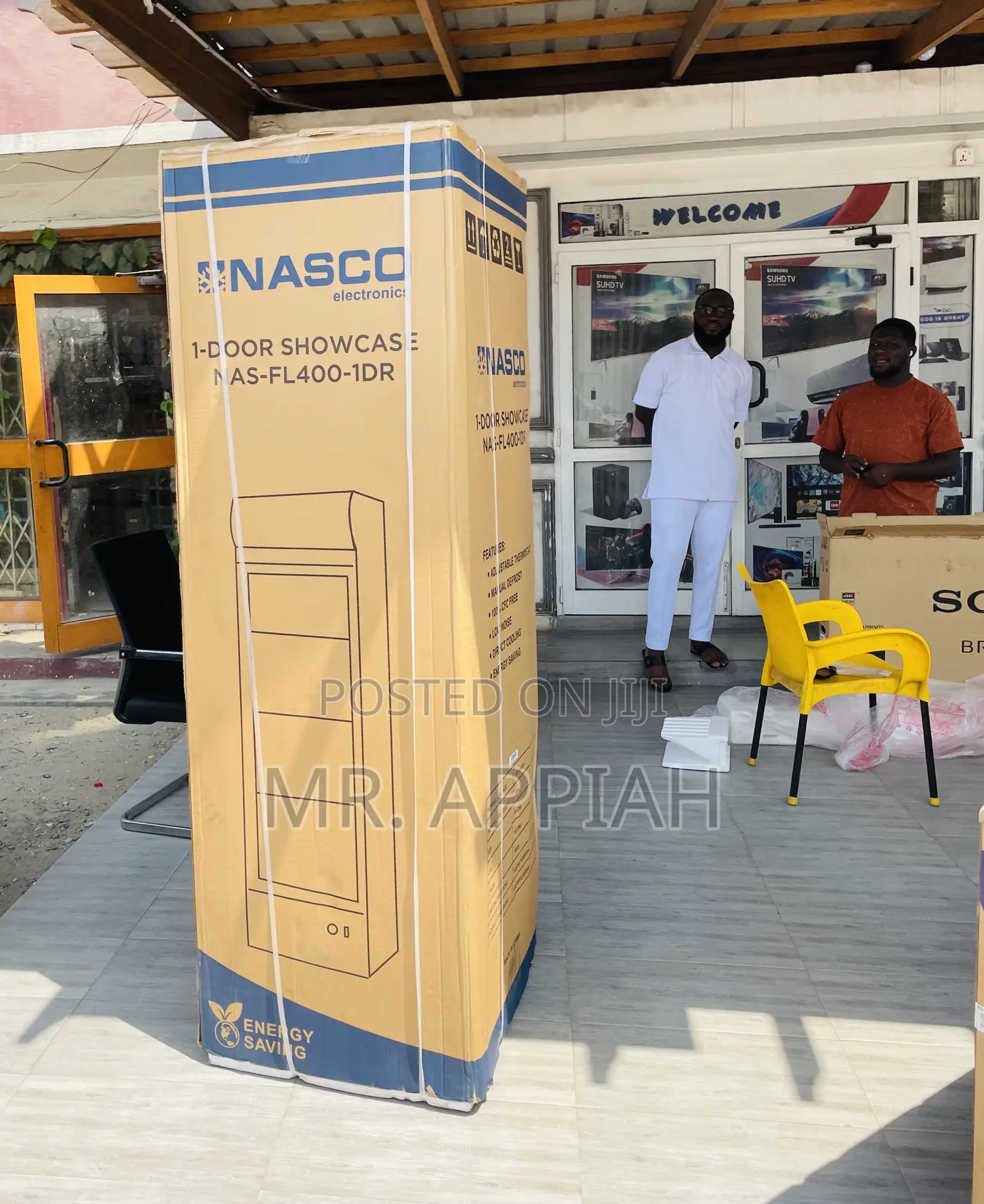 Direct Cooling Nasco Nas-400-1dr 1 Door Display Fridge.