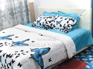 Duvet With Bedsheet Combination.