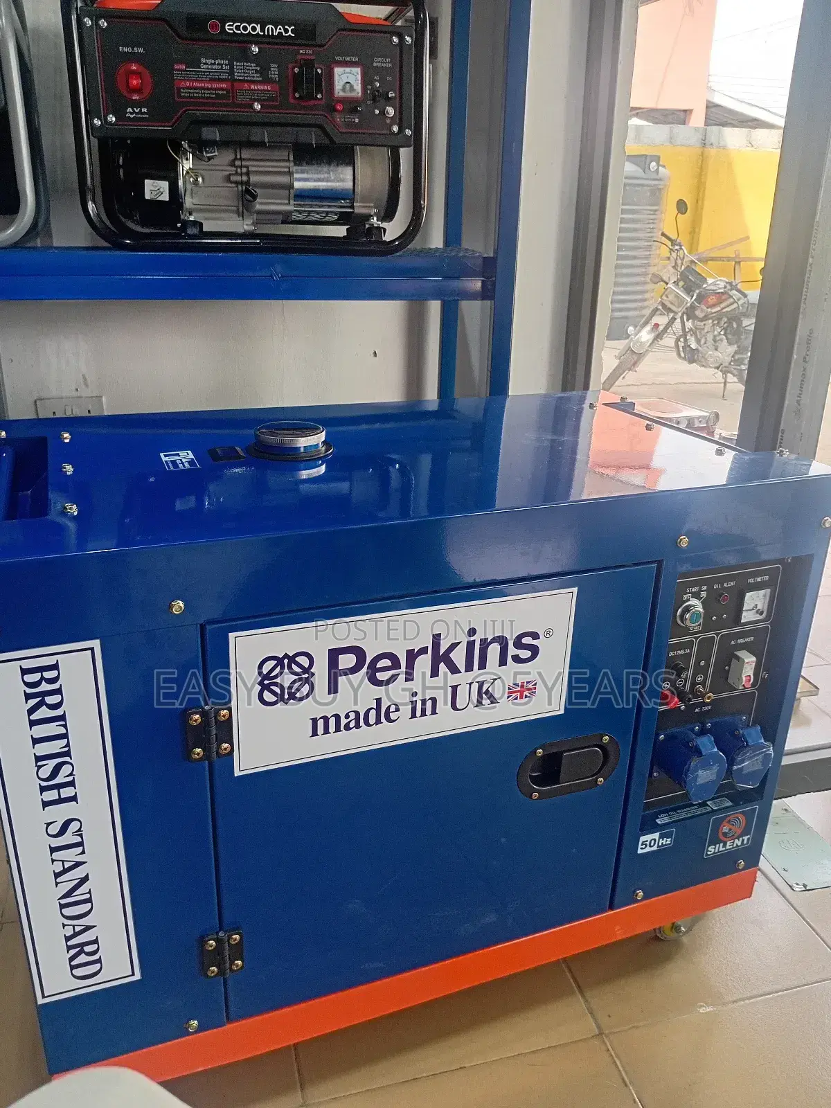 British Standard Perkins Diesel Generator 15kva 2 Phase