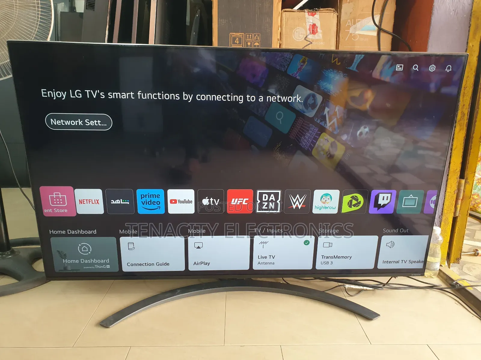 55”Lg Nanocell 55"Uhd HDR Smart Satellite Tv