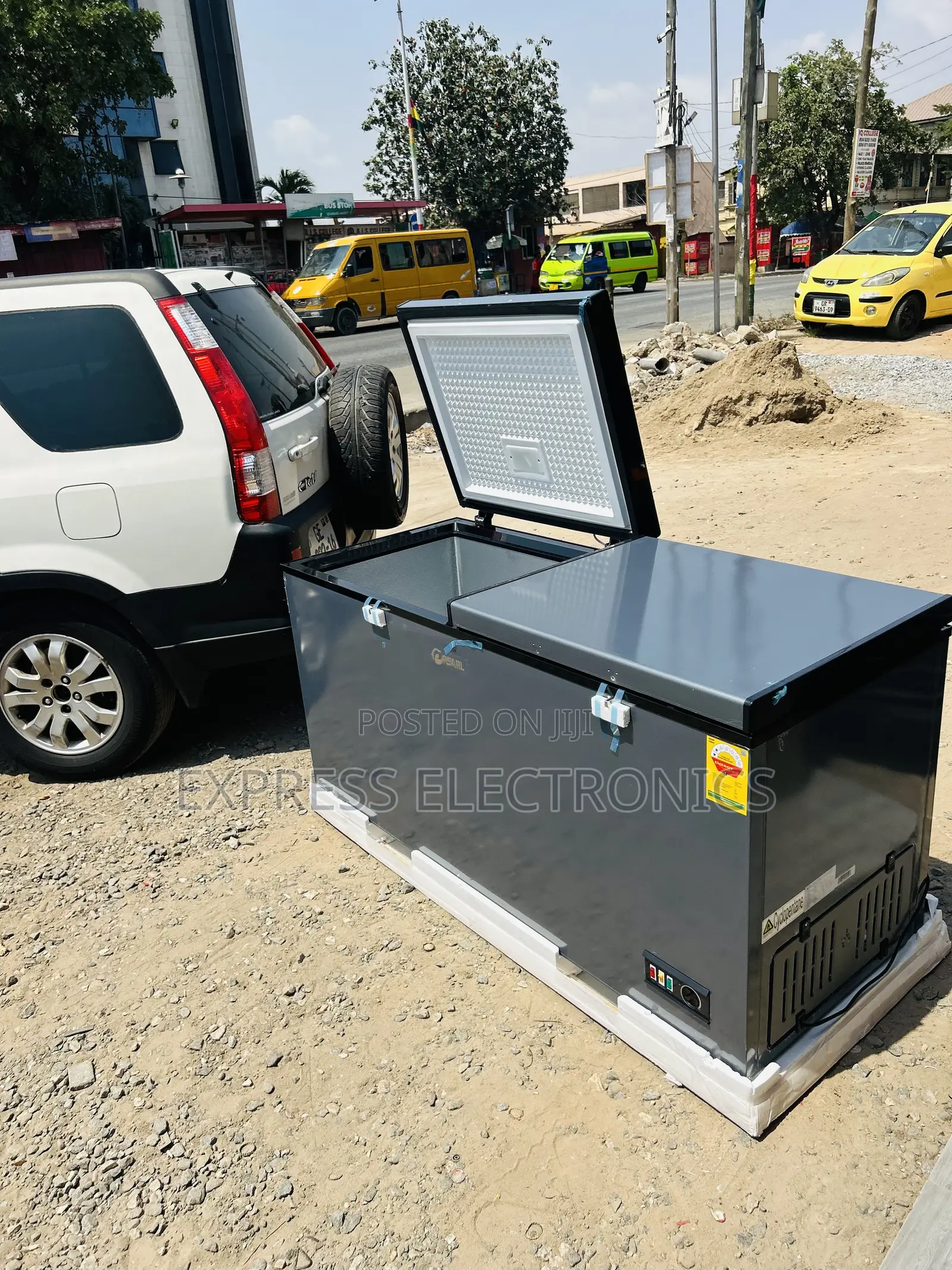 Deep Chest Freezer Double Door Pearl PCF--2B