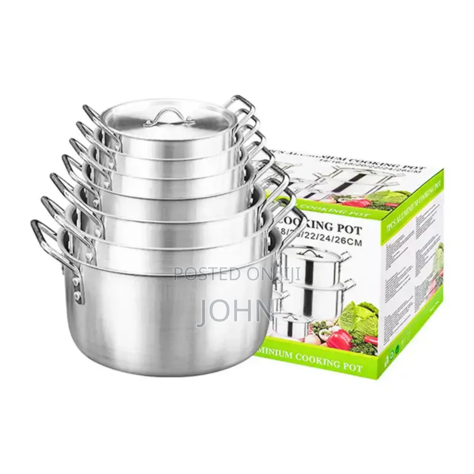 7pcs Aluminum Cookware Set