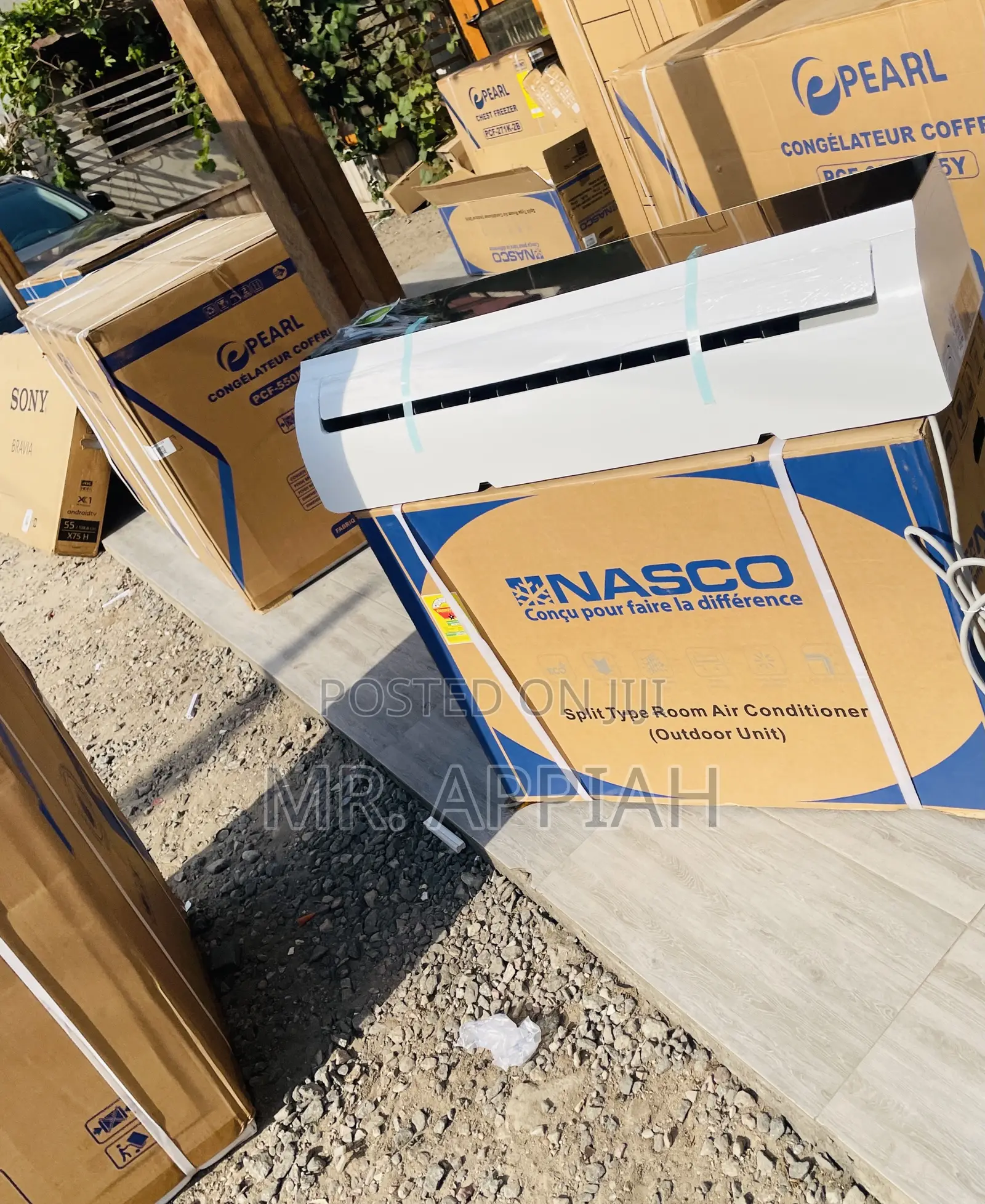 Efficient Nasco 2.0hp Split Type Air Conditioner(Mirror).