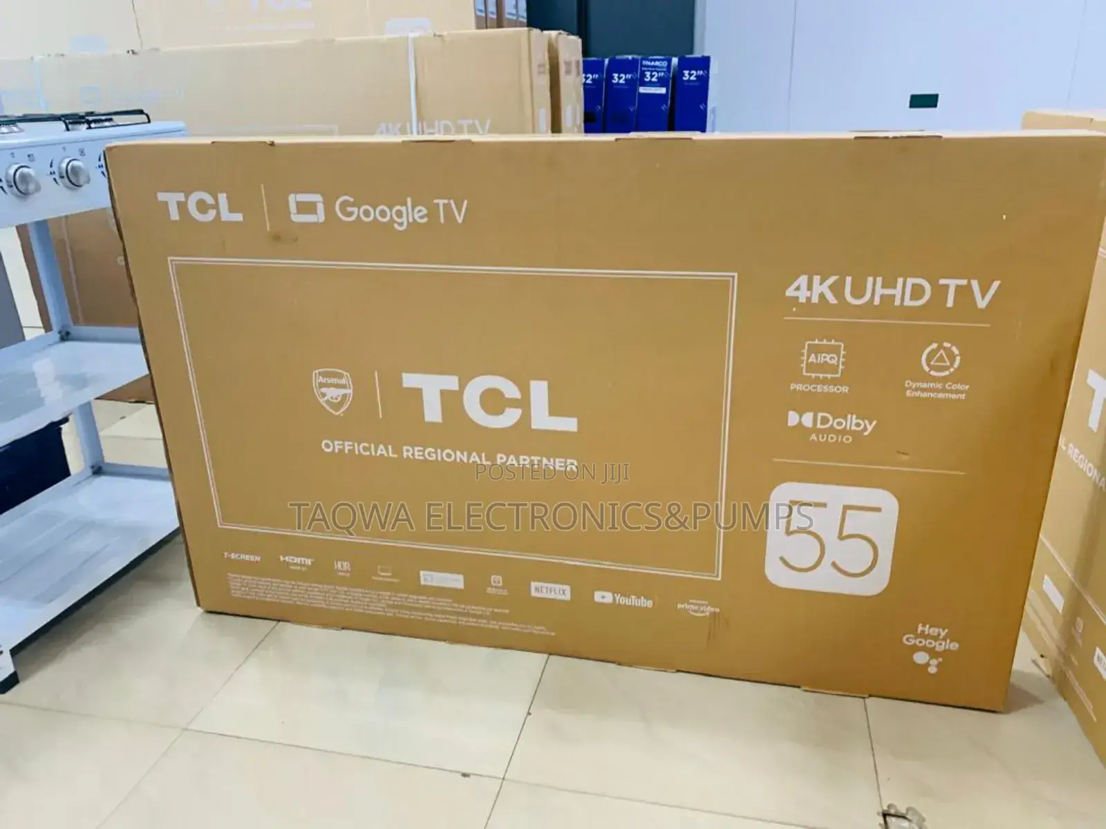 Extra Slim TCL 55"Uhd P635 Tv