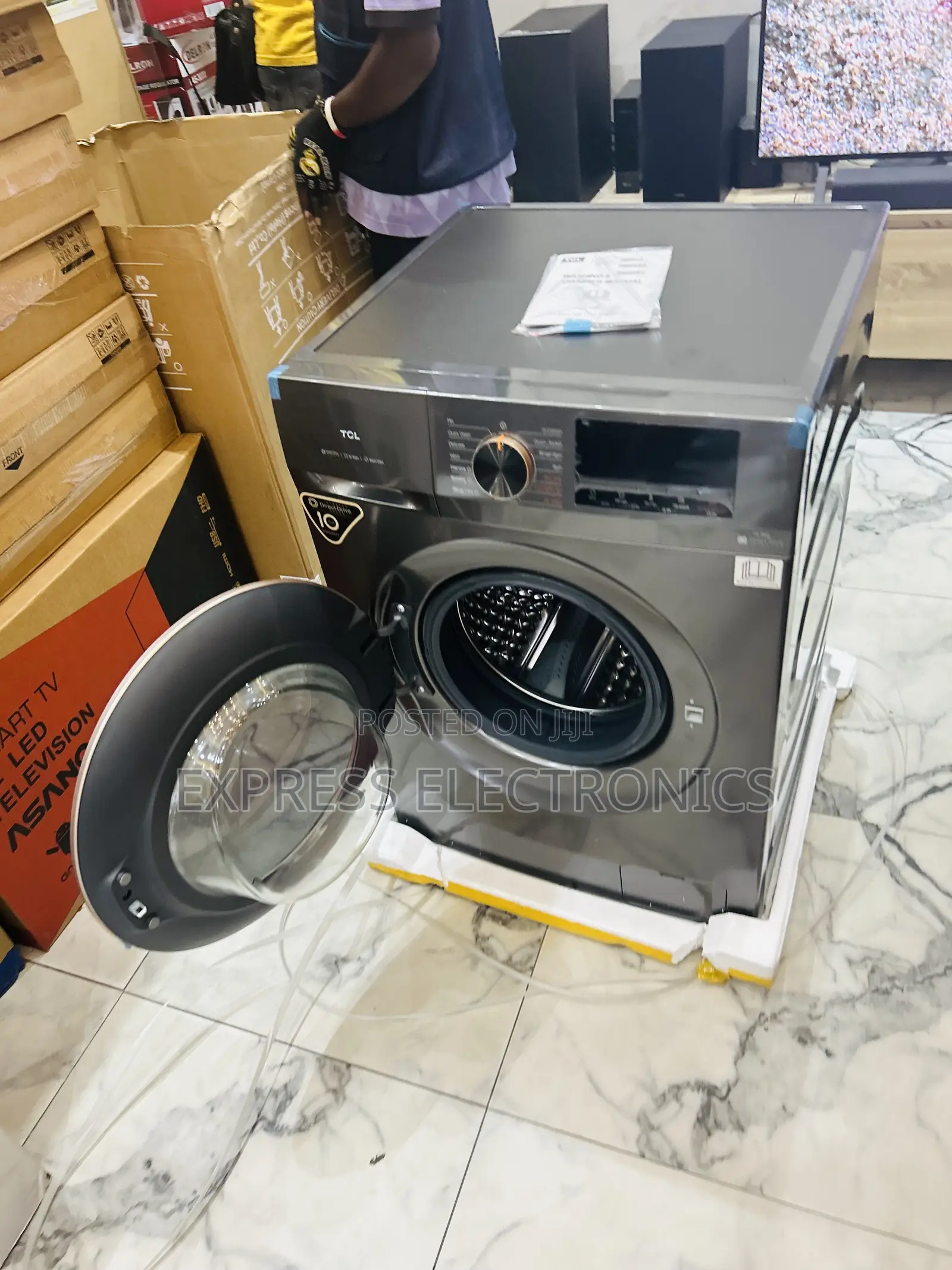 Less Vibrating Washing Machine Full Auto 10.5/7kg TCL
