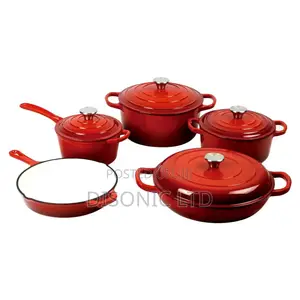 5 Pieces Cast Iron Cookware Set