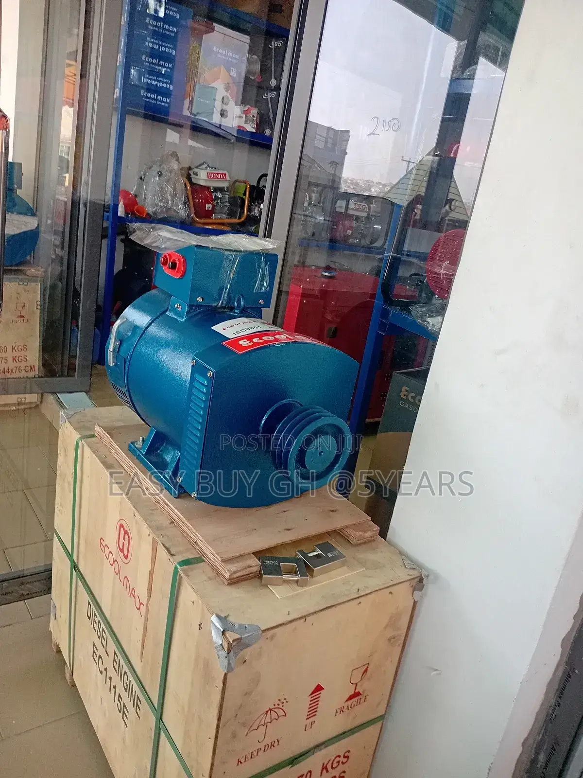 Single Phase Ecool Max Alternator Ac Voltage 10kw