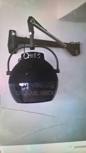 Black Wall Wall Mounted Hairdryer
