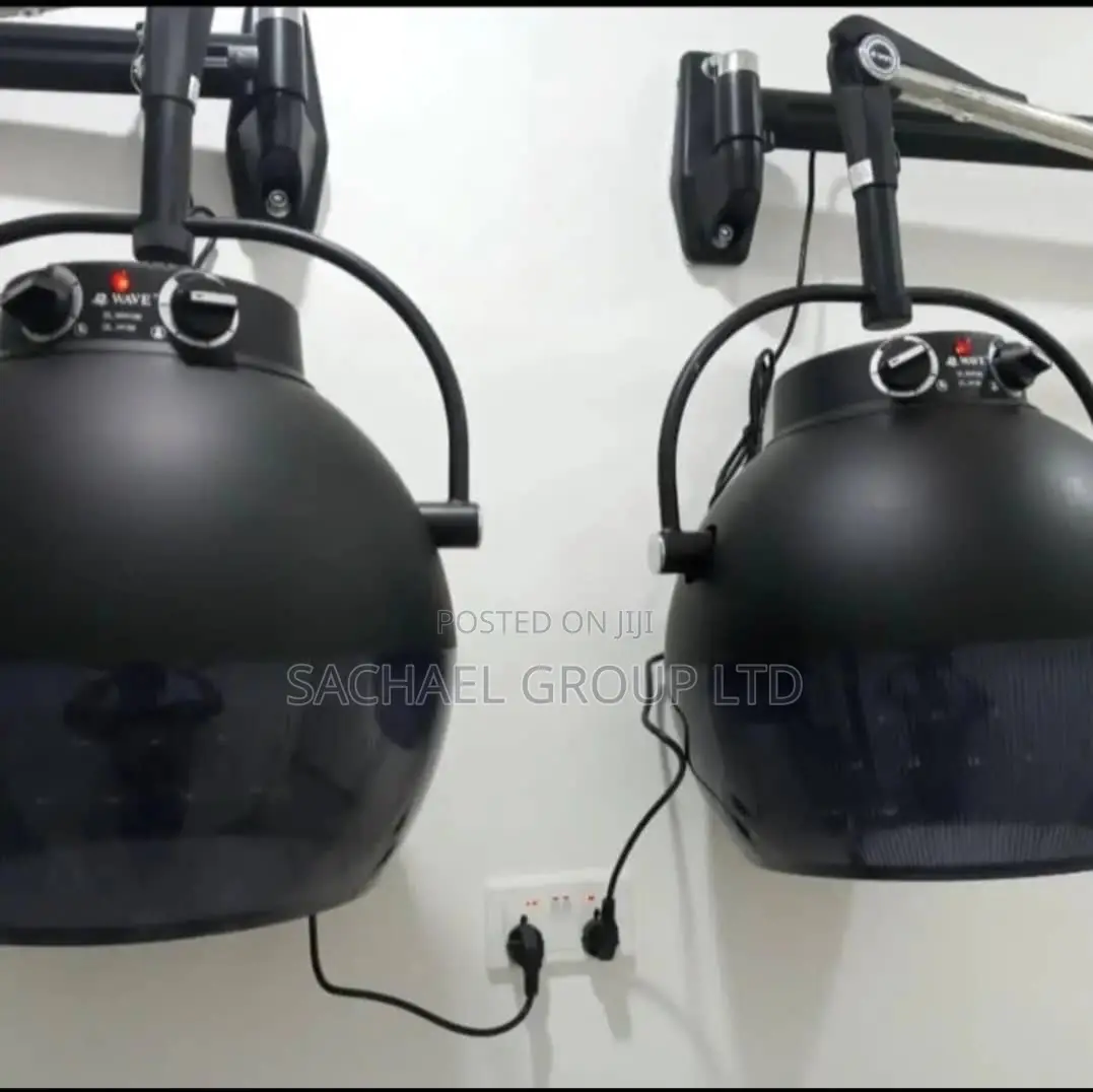 Black Wall Wall Mounted Hairdryer