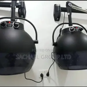 Photo - Black Wall Wall Mounted Hairdryer