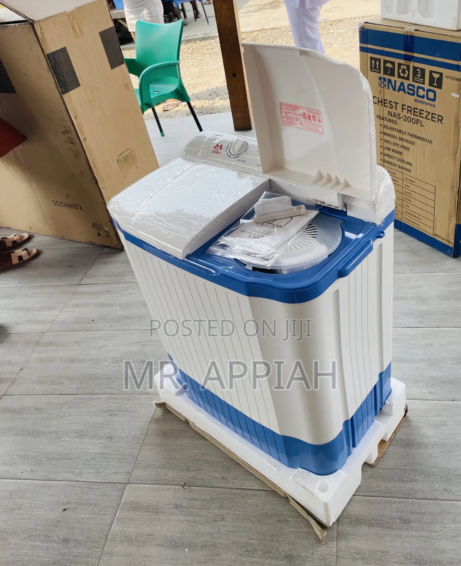 Powerful Performance Zara 7kg Top Load Washing + Spin Dry
