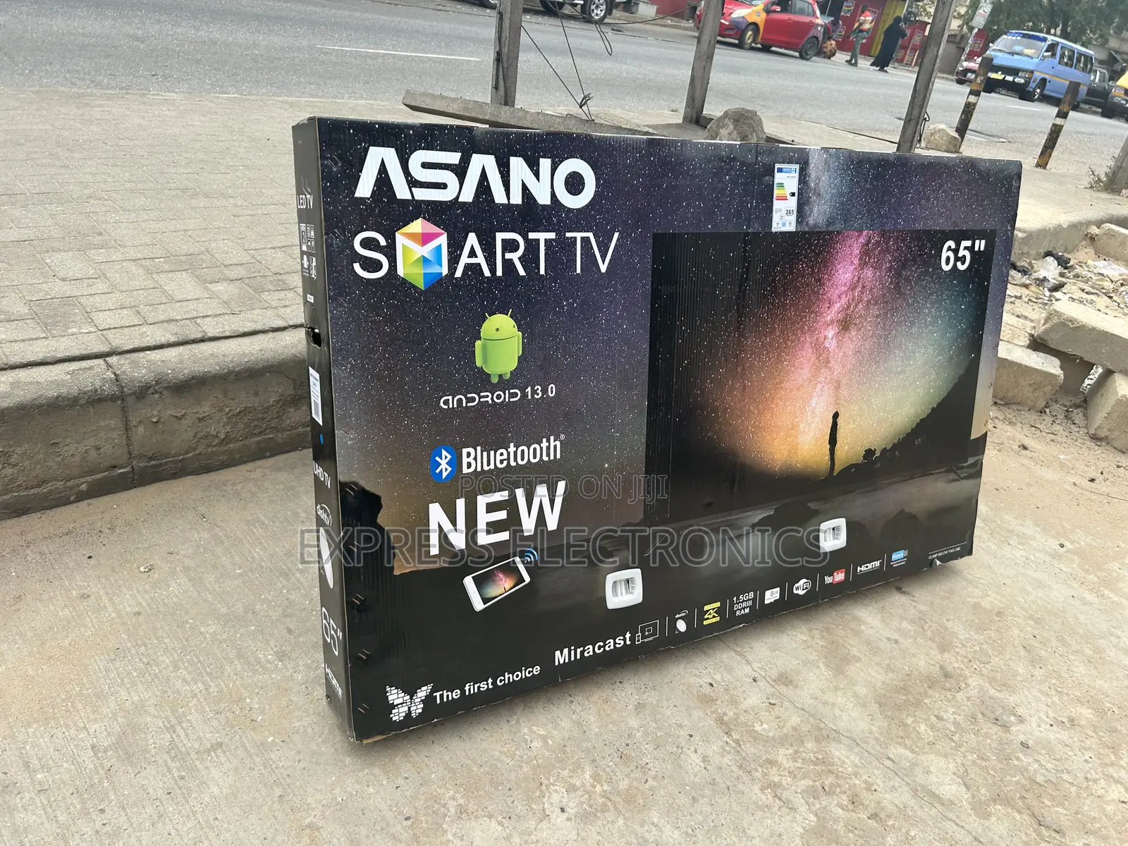 Slim Design Television Uhd Smart 65”Asano